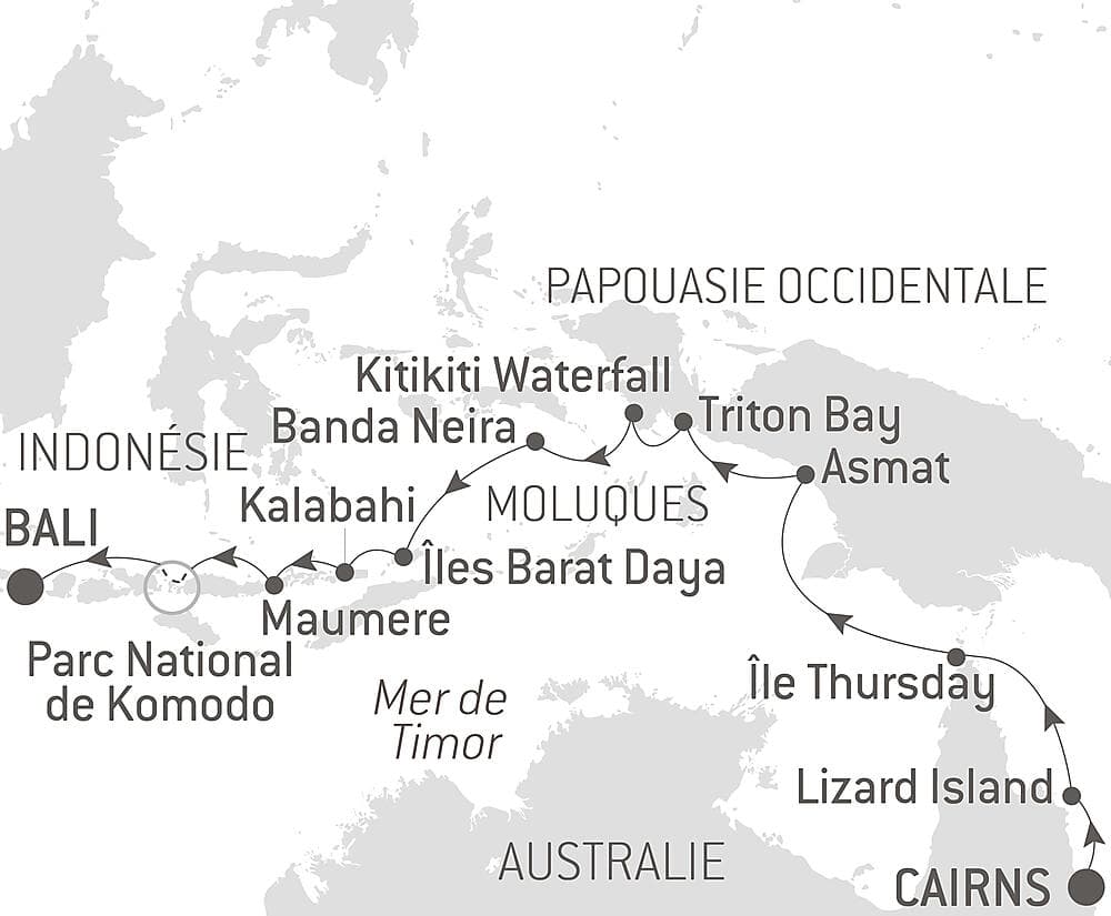 Odyssée tropicale entre nord-est australien et Indonésie