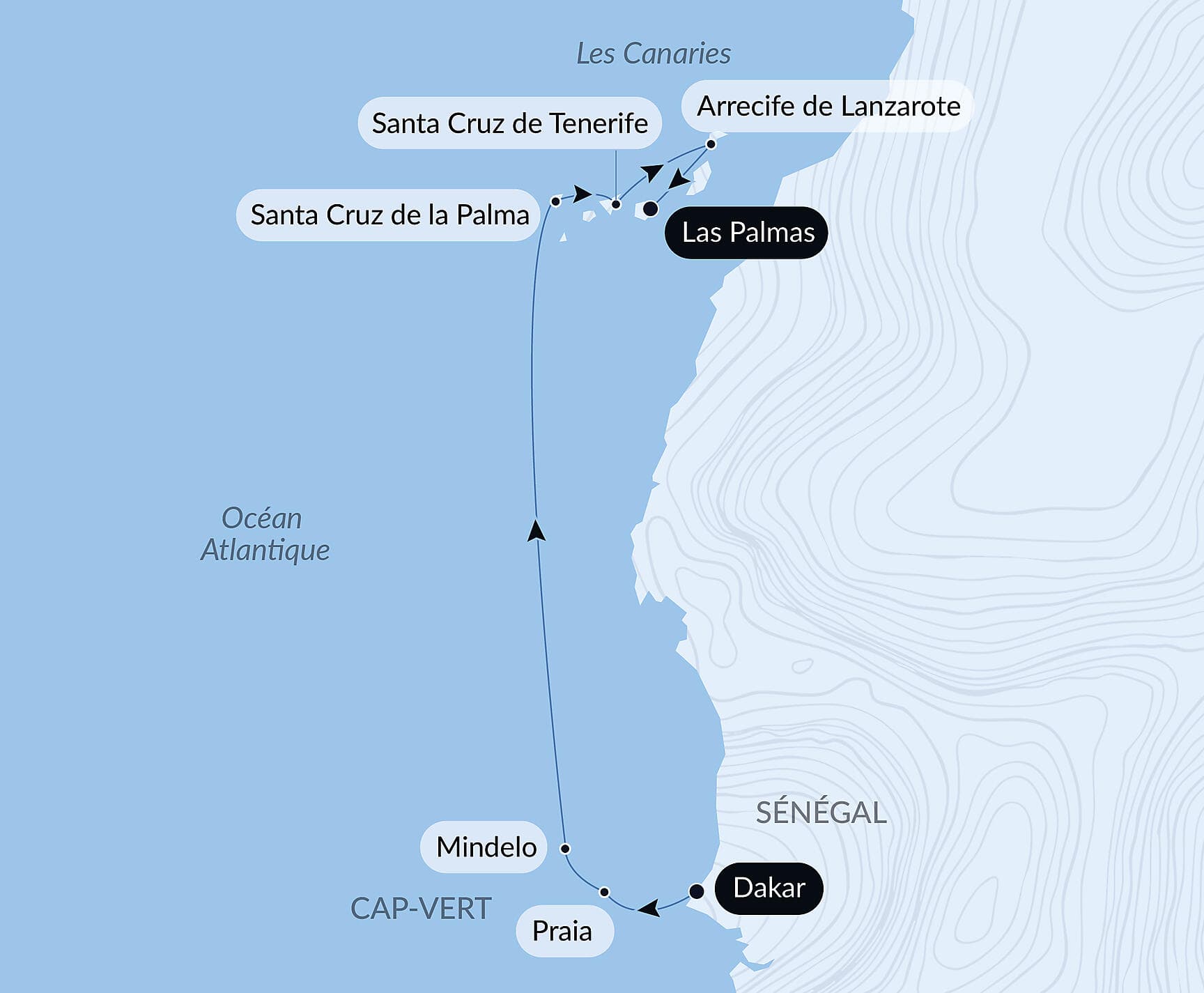 Entre volcans et océan, du Cap-Vert aux Canaries