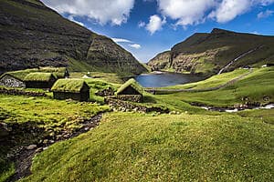 Le village de Saksun