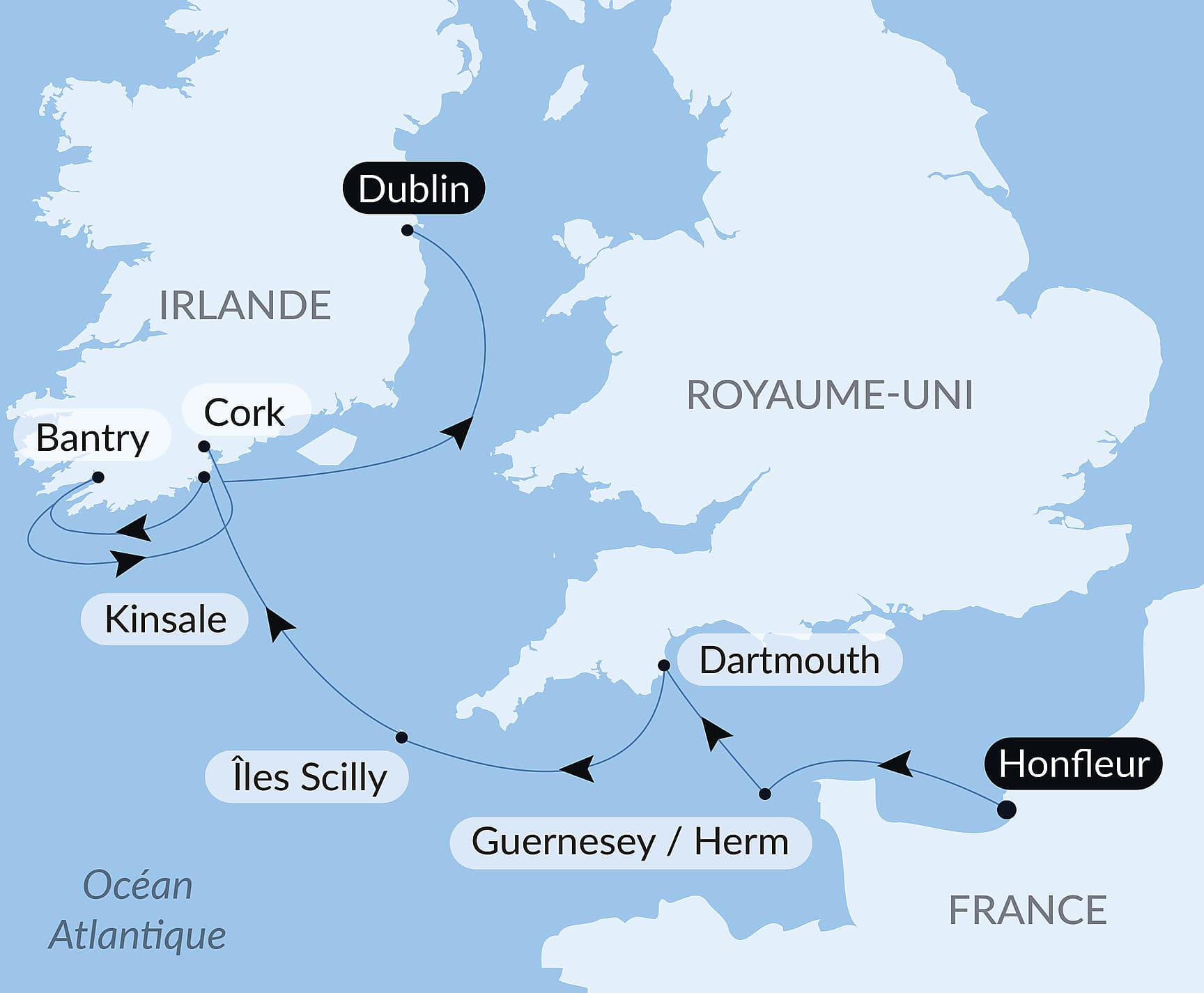 Archipels britanniques et rivages celtiques