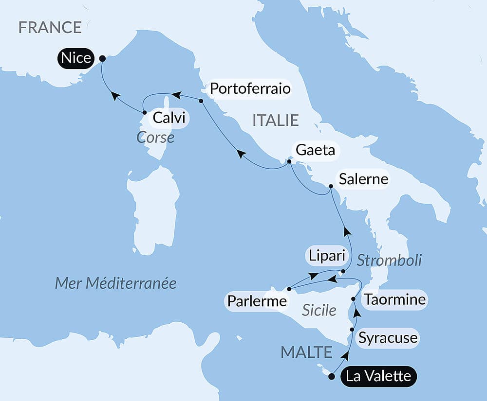 Rivages italiens et ile de Beauté