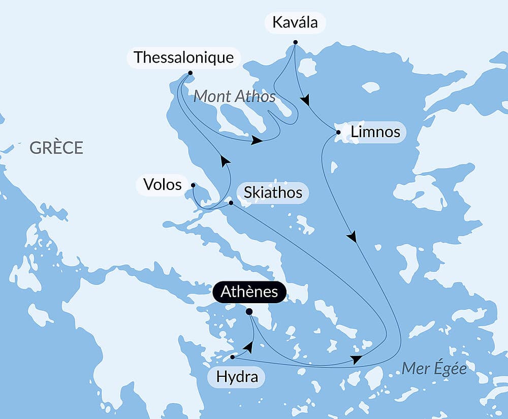 Douceur automnale en mer Egée